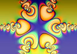 fractal symmetry pattern abstract colors