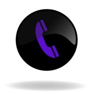 black and purple call button