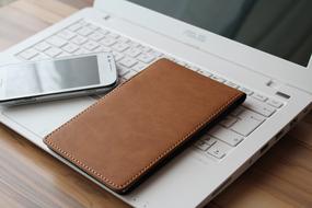 Notebook Smartphone at Home Office