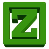 3d, green icon with letter "Z", at white background, clipart