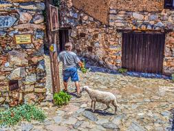 architecture of the village in cyprus