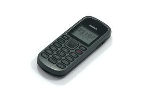 black nokia 1280 on white background