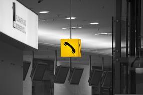 building telephone sign