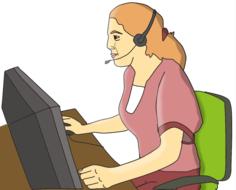 desktop secretary work