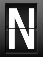 alphabet n literacy letter