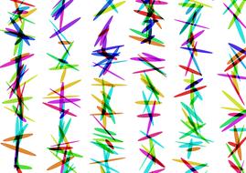 colorful chaotic pattern abstract