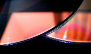 macro photo of Cd Dvd Edge