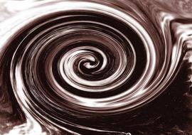 Black and white swirl pattern in the texture, clipart