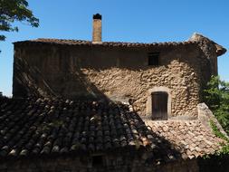 House Stone Building roof