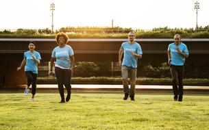 Adult African American sport
