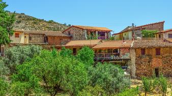 panoramic view of the village of Lazanias