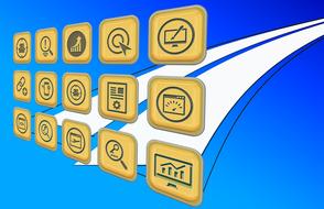 pictograms in internet network