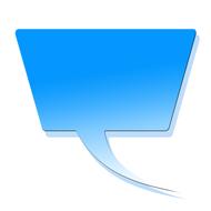 blue bubble discussion balloon