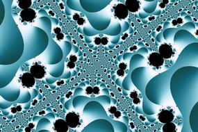 blue mandelbrot set fractal