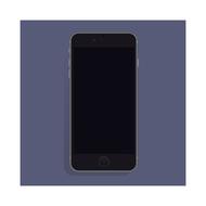 Apple phone with black screen