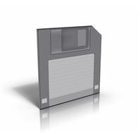 floppy disc as a 3d model