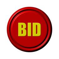 icon button, internet symbol bid