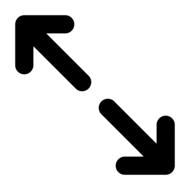 two black arrows on a white background
