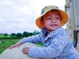 Portrait Smartphone Photography of cute child smile