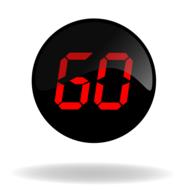 go black and red button