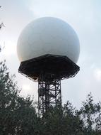 Radar Equipment Balloon-Like White