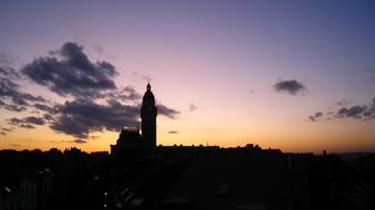 St Gilles Church Sunset