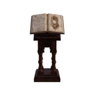 book stand reading