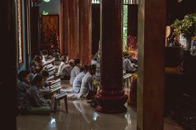 Buddhist Temple Pagoda people