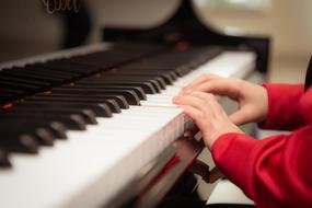 Piano Playing hands