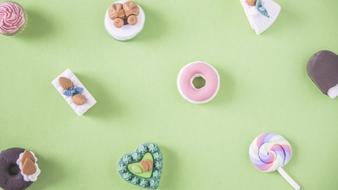 Artificial Background Bakery banner drawing