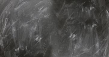 chalk stains on a blackboard