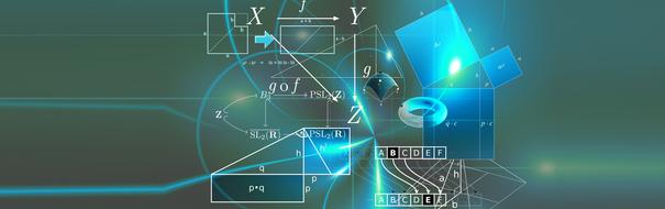 banner with mathematics formula