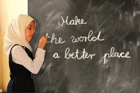 School Board World kid