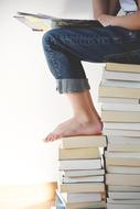 Books Feet