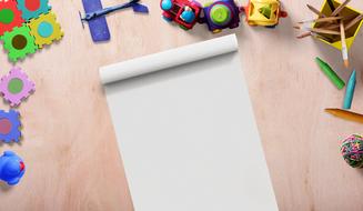Toys Frame Writing