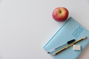 Dairy Calendar and apple