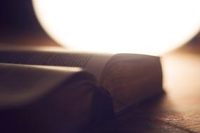 Bible Blur Book lamp
