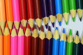 Colored Pencil Close Up