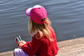 Little Girl pink hat