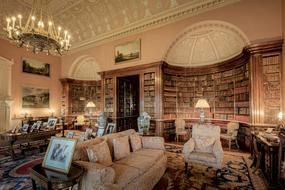 Harewood House book shelves