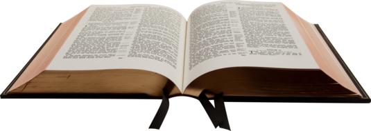 open holy Bible