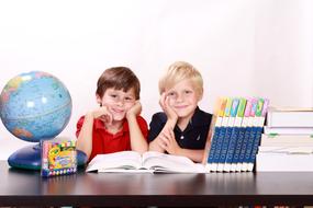 brothers ready for school