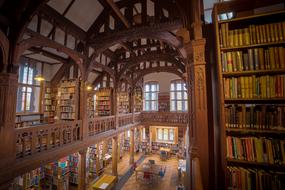 interior of Gladstones Library