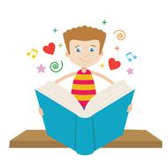 read book boys drawing