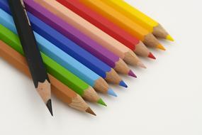 colorful school Pencils