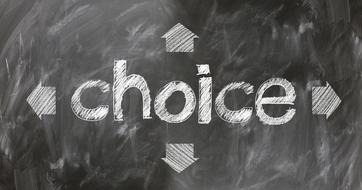 Choice Select text drawing