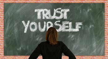 Board School trust yourself text