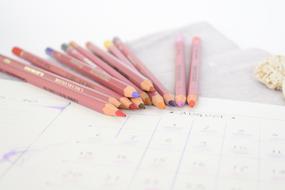Pencils Coloured and paper
