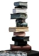 Books Stack caly statue