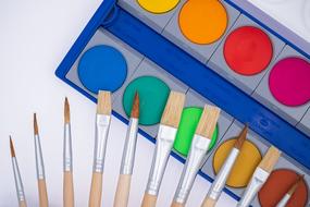 Color Watercolor brush